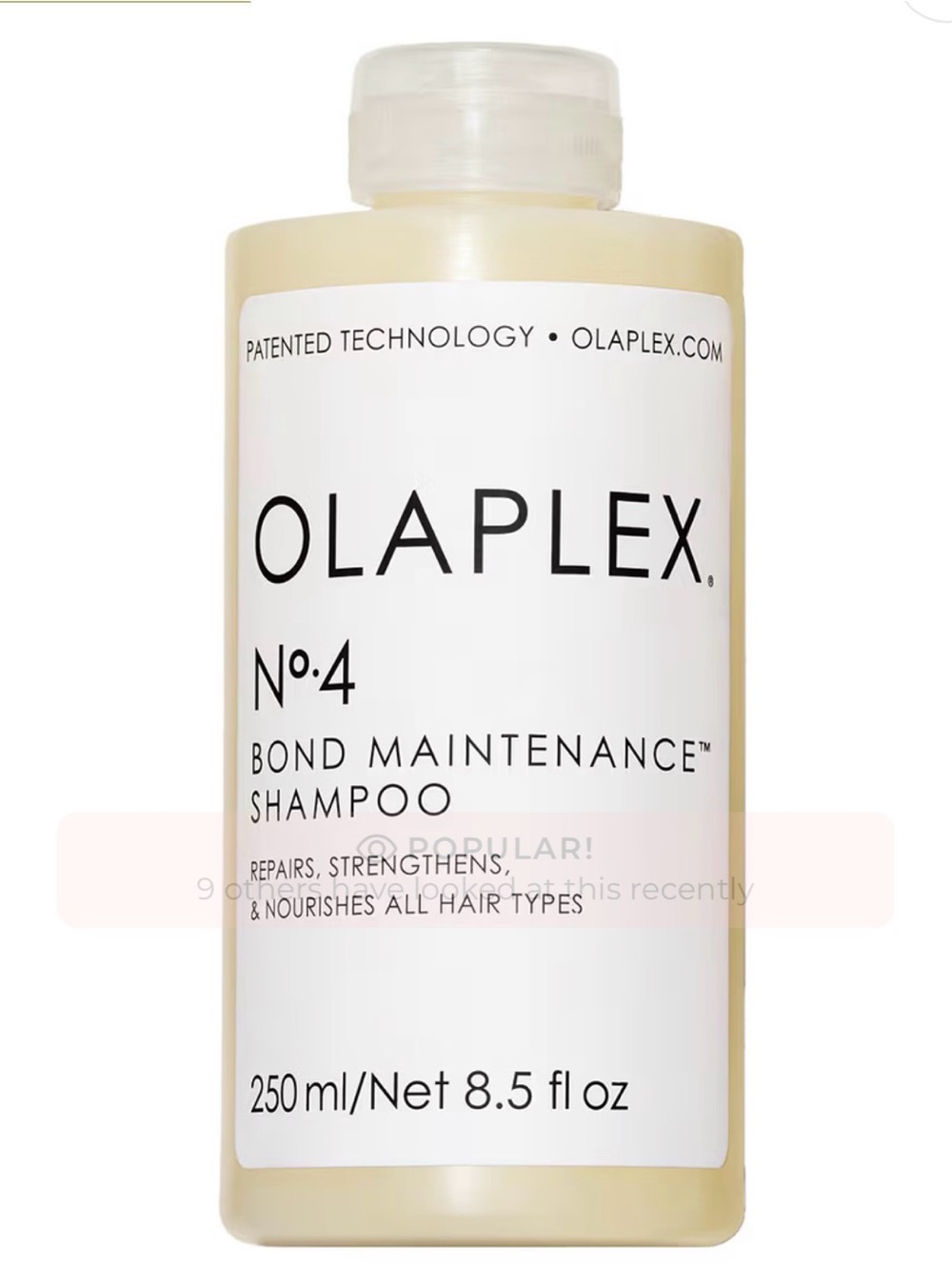 OLAPLEX No.4 Bond Maintenance Shampoo - White and Cream